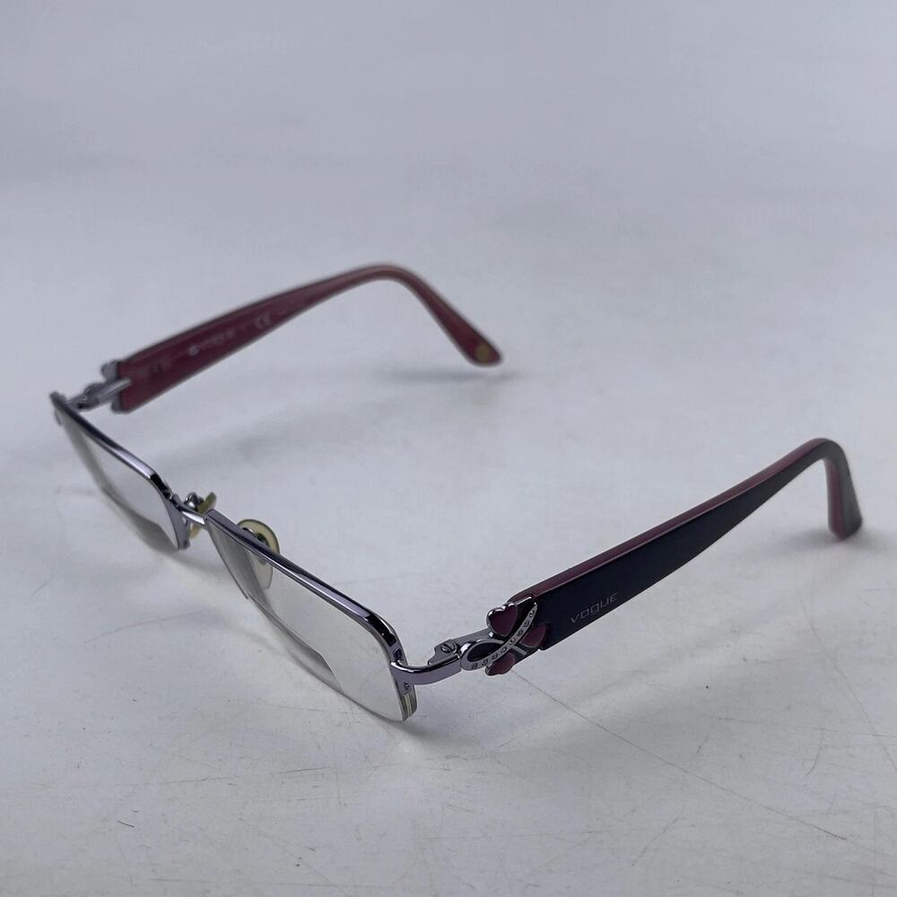 Vogue VO 3779-B Women Eyeglasses Frame‎ Burgundy Metal Half Rim 53-17-135mm